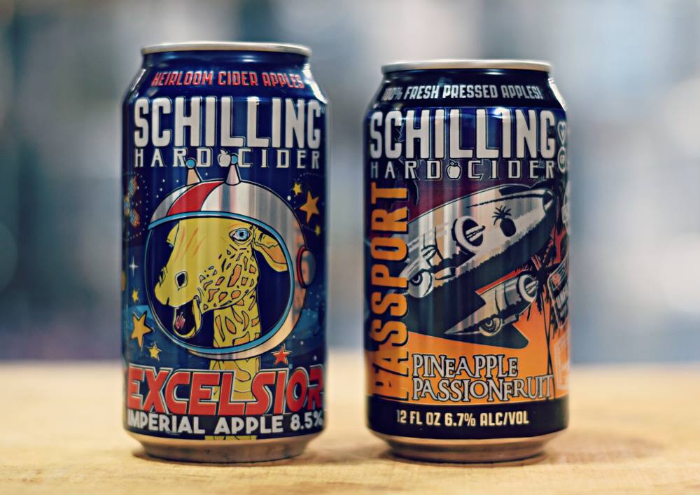 Two best hard ciders from Schilling Cider 