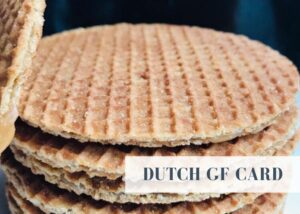 dutch gluten free restaurant card