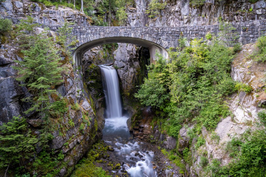 Christine Falls in Mount Rainier National Park